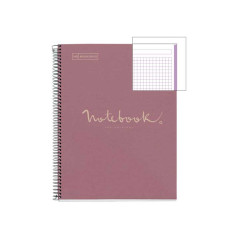 CUADERNO MIQUEL RIUS NOTEBOOK 1 ESPIRAL "ECO EMOTIONS" 80h A4 5x5