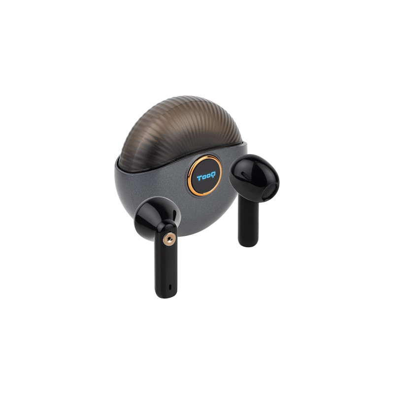 SNAIL AURICULARES INALÁMBRICOS + MICRÓFONO BLUETOOTH CON ESTUCHE DE CARGA, GRIS/NEGROS