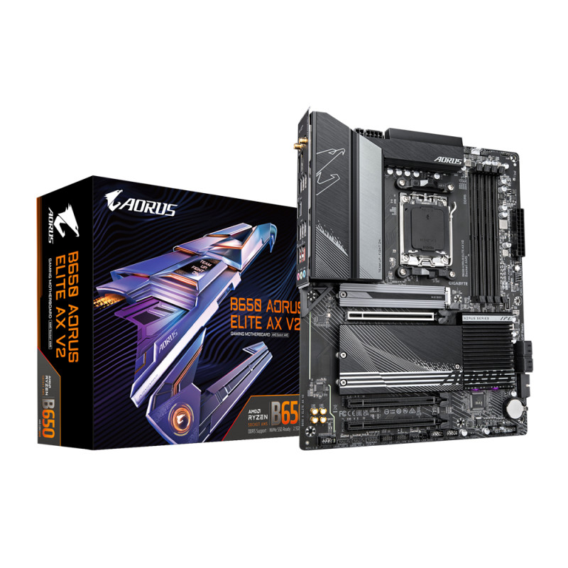 B650 AORUS ELITE AX V2 PLACA BASE AMD B650 ZÓCALO AM5 ATX