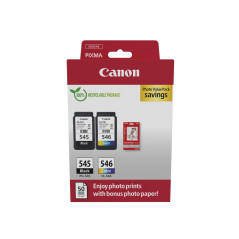 PACK 2 INKJET ORIGINAL CANON CLI546 + PG545