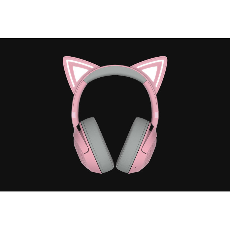 KRAKEN KITTY V2 BT AURICULARES INALÁMBRICO DIADEMA JUEGO BLUETOOTH ROSA