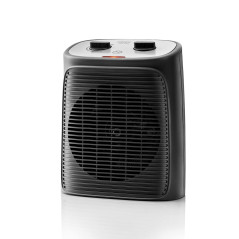 FH-200.016A CALEFACTOR ELÉCTRICO INTERIOR NEGRO 2000 W VENTILADOR ELÉCTRICO