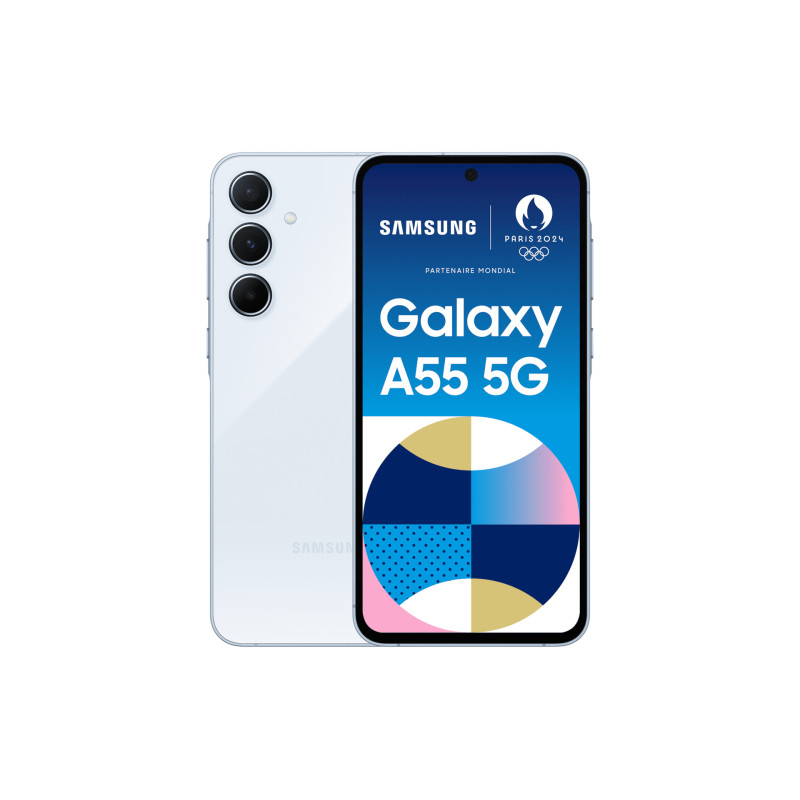 GALAXY A55 5G 16,8 CM (6.6\") SIM DOBLE ANDROID 14 USB TIPO C 8 GB 128 GB 5000 MAH AZUL