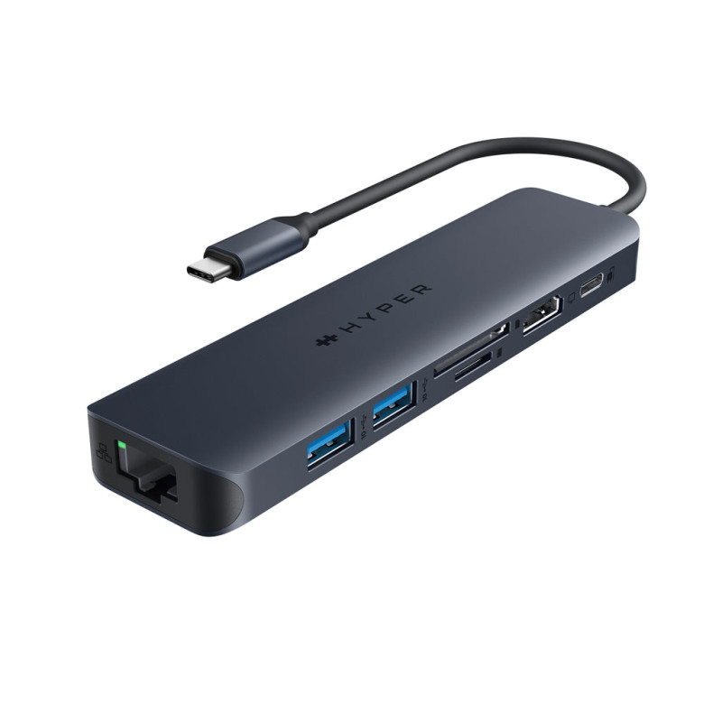 HD4003GL HUB DE INTERFAZ USB 3.2 GEN 1 (3.1 GEN 1) TYPE-C 10000 MBIT/S AZUL, GRIS