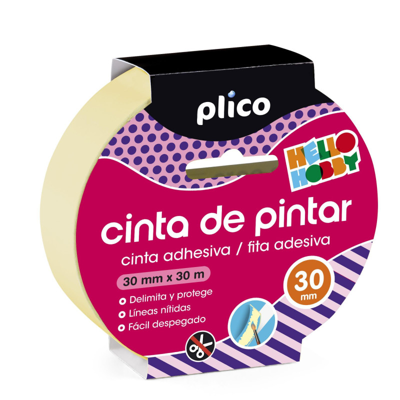 CINTA ADHESIVA PLICO PINTOR 30mm