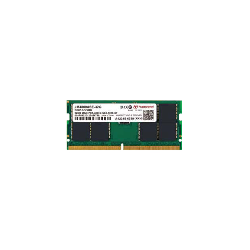 JETMEMORY JM4800ASE-32G MÓDULO DE MEMORIA 32 GB 1 X 32 GB DDR5 4800 MHZ