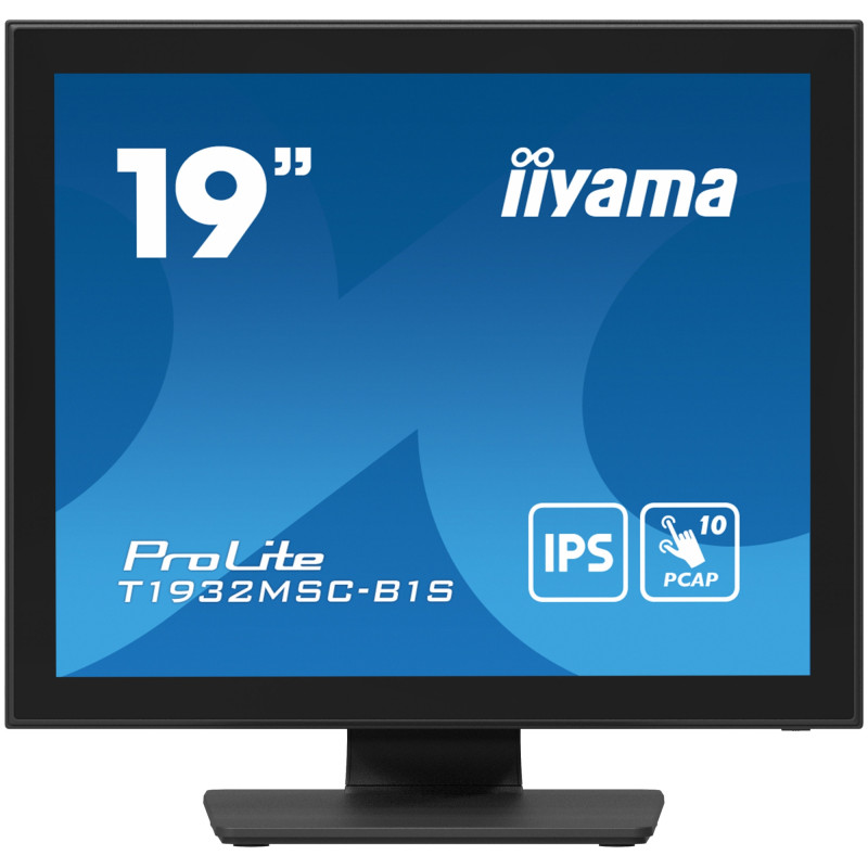 PROLITE T1932MSC-B1S PANTALLA PARA PC 48,3 CM (19\") 1280 X 1024 PIXELES FULL HD LED PANTALLA TÁCTIL MESA NEGRO