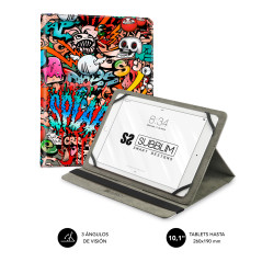 FUNDA TABLET UNIVERSAL TRENDY CASE GRAFFITI 10.1"