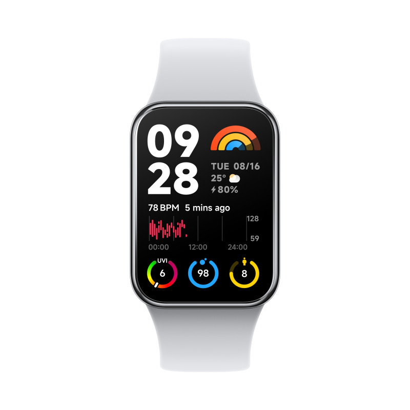 SMART BAND 8 PRO AMOLED PULSERA DE ACTIVIDAD 4,42 CM (1.74\") GRIS CLARO