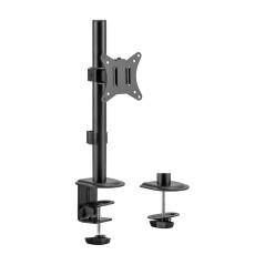 SOPORTE DE MESA ECO GIRATORIO E INCLINABLE PARA MONITOR/TV 9KG DE 17-32, NEGRO