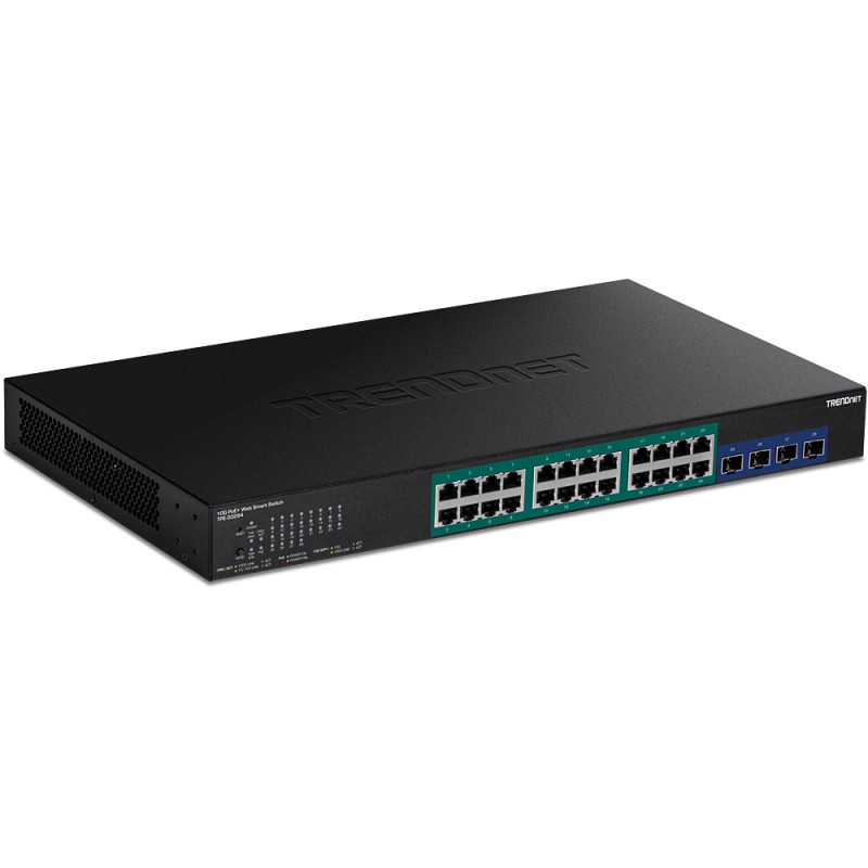 TPE-30284 SWITCH GESTIONADO L2/L4 GIGABIT ETHERNET (10/100/1000) ENERGÍA SOBRE ETHERNET (POE) 1U NEG