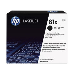 CARTUCHO DE TÓNER ORIGINAL LASERJET HP 81X DE ALTA CAPACIDAD