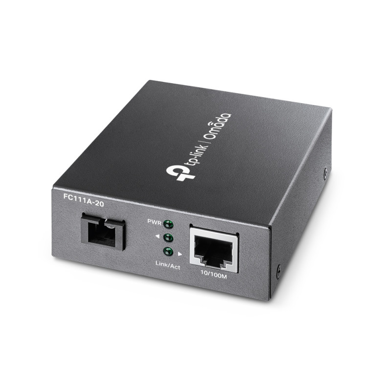 OMADA FC111A-20 CONVERTIDOR DE MEDIO 100 MBIT/S MONOMODO NEGRO