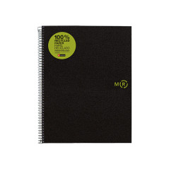 CUADERNO ESPIRAL MIQUEL RIUS NOTEBOOK 4 A5 RECICLADO