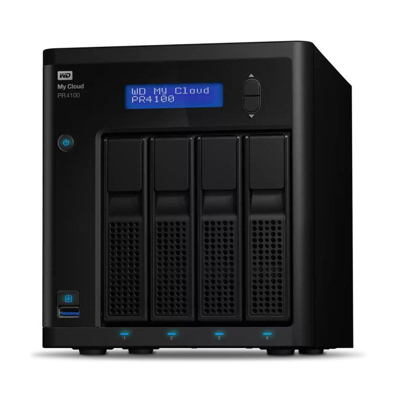 MY CLOUD PRO PR4100 DISPOSITIVO DE ALMACENAMIENTO PERSONAL EN LA NUBE 64 TB ETHERNET NEGRO