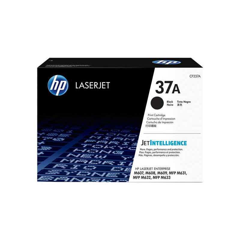 CARTUCHO DE TÓNER ORIGINAL LASERJET HP 37A