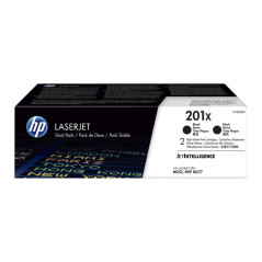 PAQUETE DE 2 CARTUCHOS DE TÓNER ORIGINAL HP LASERJET 201X