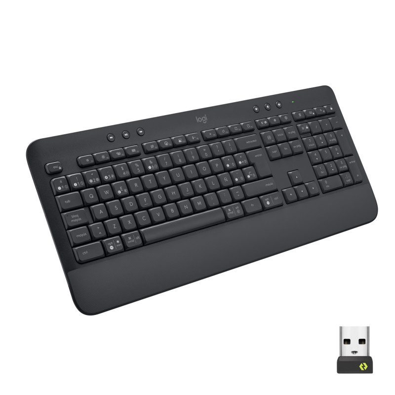 SIGNATURE K650 TECLADO RF WIRELESS + BLUETOOTH QWERTY ESPAÑOL GRAFITO