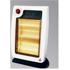 H-20 CALEFACTOR ELÉCTRICO HALOGEN ELECTRIC SPACE HEATER INTERIOR NEGRO, BLANCO 1200 W