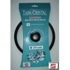 19004 TAPA ALREDEDOR ACERO INOXIDABLE, TRANSPARENTE