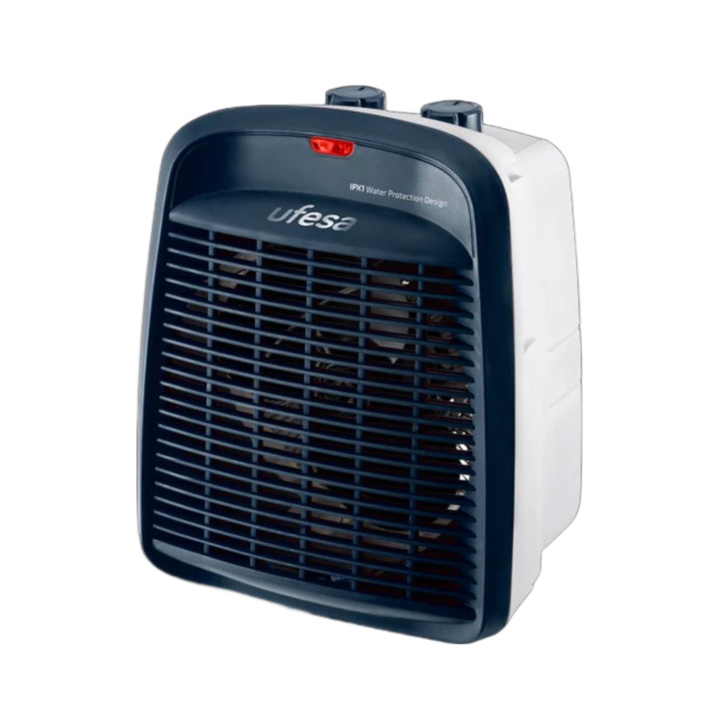 83105502 CALEFACTOR ELÉCTRICO INTERIOR AZUL 2000 W VENTILADOR ELÉCTRICO