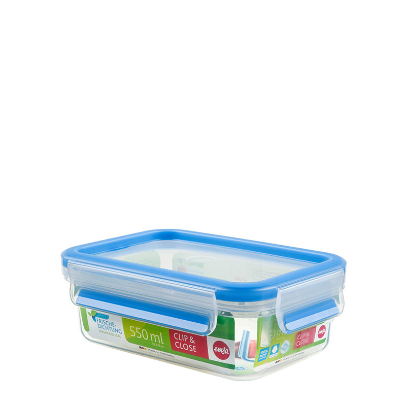 508538 RECIPIENTE DE ALMACENAR COMIDA RECTANGULAR CAJA TRANSPARENTE 8 PIEZA(S)