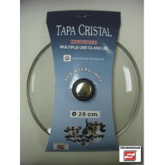 19007 TAPA ALREDEDOR ACERO INOXIDABLE, TRANSPARENTE