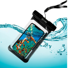 SPLASHBAG UP TO 6.5 BK FUNDA PARA TELÉFONO MÓVIL 16,5 CM (6.5\") FUNDA DE PROTECCIÓN NEGRO