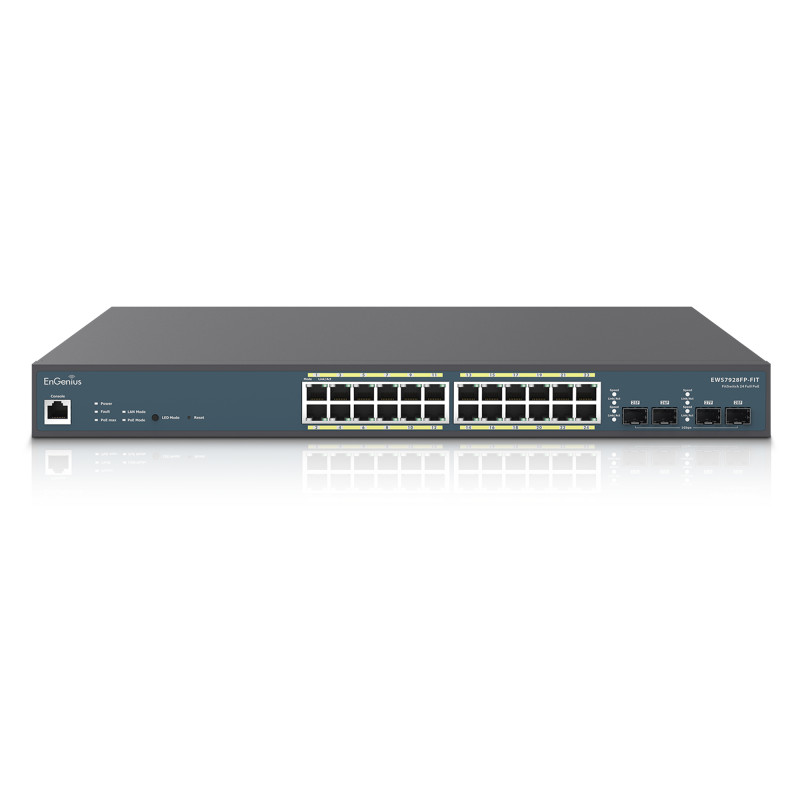 EWS7928FP-FIT SWITCH GESTIONADO L2/L3 GIGABIT ETHERNET (10/100/1000) ENERGÍA SOBRE ETHERNET (POE) GRIS