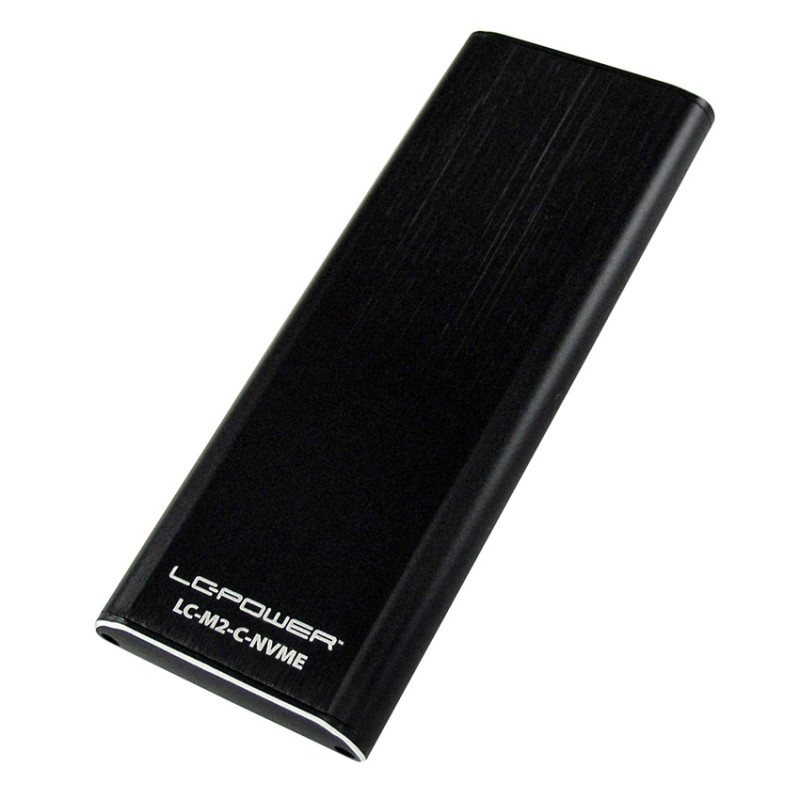 LC-M2-C-NVME CAJA PARA DISCO DURO EXTERNO CAJA EXTERNA PARA UNIDAD DE ESTADO SÓLIDO (SSD) NEGRO M.2