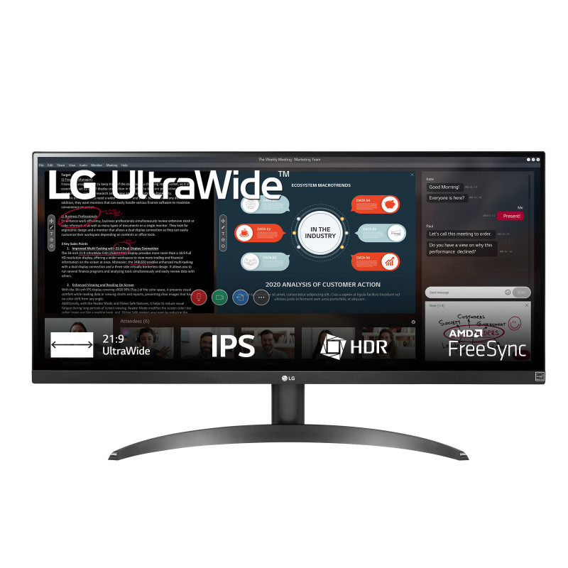 29WP500-B PANTALLA PARA PC 73,7 CM (29\") 2560 X 1080 PIXELES ULTRAWIDE FULL HD LED NEGRO