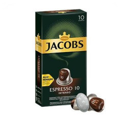 CAJA 10 CÁPSULAS CAFÉ JACOBS "ESPRESSO 10 INTENSO"