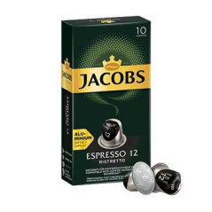 CAJA 10 CÁPSULAS CAFÉ JACOBS "ESPRESSO 12 RISTRETTO"