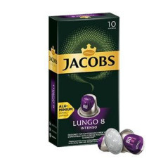 CAJA 10 CÁPSULAS CAFÉ JACOBS "LUNGO 8 INTENSO"