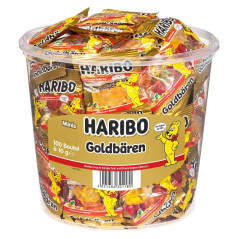 BOTE 100 BOLSAS OSITOS HARIBO ORO 10gr