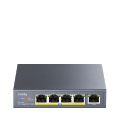 GS1005P SWITCH GIGABIT ETHERNET (10/100/1000) ENERGÍA SOBRE ETHERNET (POE) GRIS