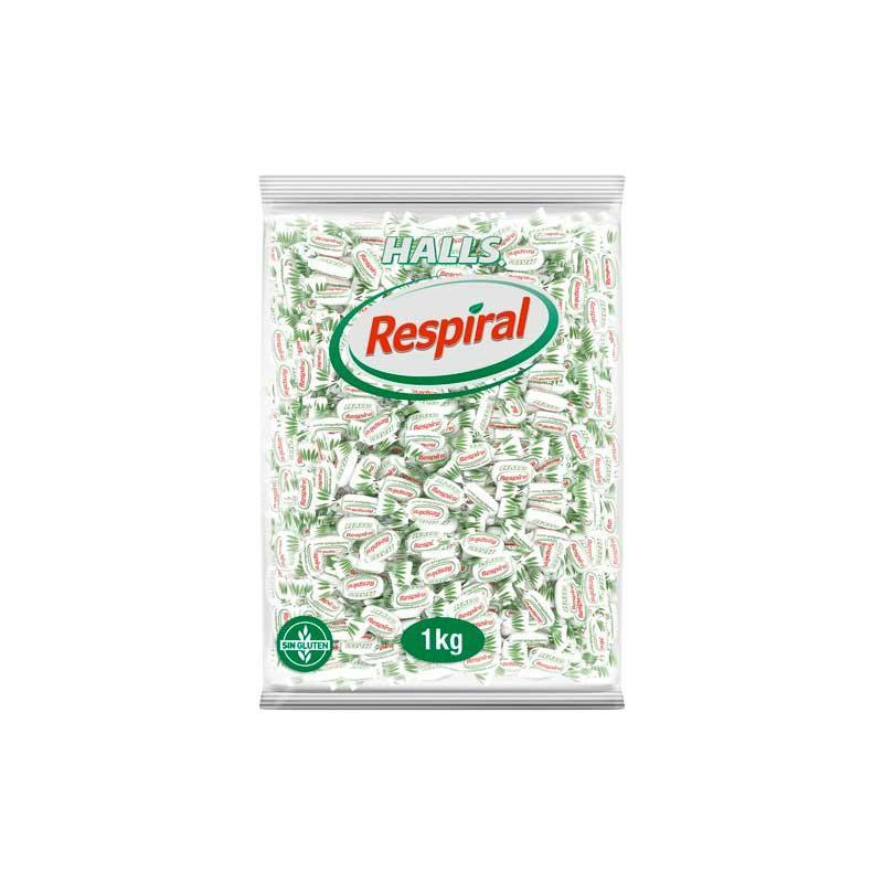 BOLSA CARAMELOS RESPIRAL EUCALIPTUS MENTOL 1Kg BOLSA CARAMELOS RESPIRAL EUCALIPTUS MENTOL 1Kg