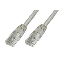 PATCH CABLE, UTP, CAT5E 3.0M CABLE DE RED 3 M GRIS