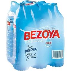 PACK 6 BOTELLAS AGUA BEZOYA 1,5L