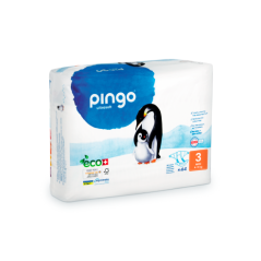 PAQUETE 44 PAÑALES PINGO T.3 4-9Kg MIDI