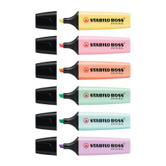 MARCADOR FLUORESCENTE STABILO BOSS ORIGINAL PASTEL