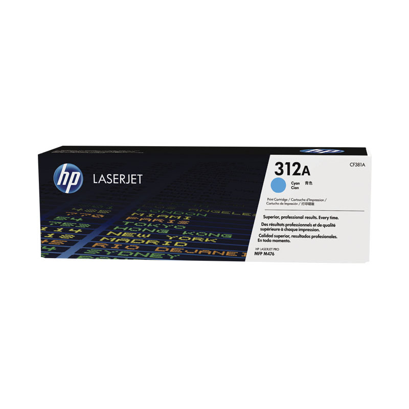 CARTUCHO DE TÓNER ORIGINAL LASERJET HP 312A