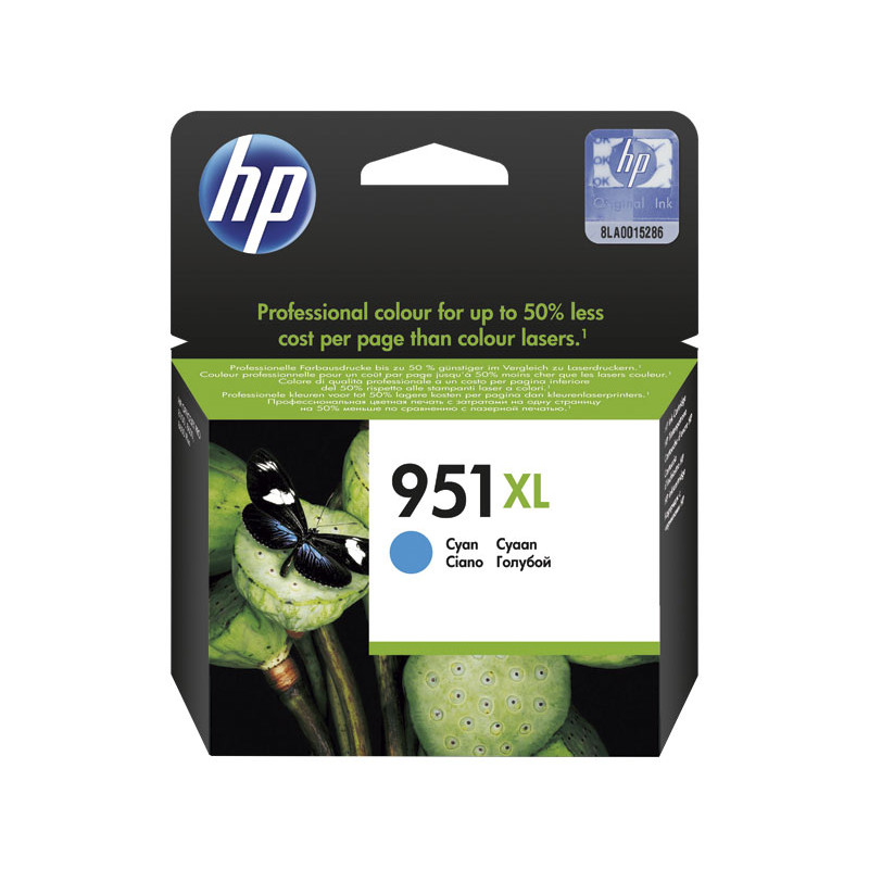 CARTUCHO DE TINTA ORIGINAL HP 951XL DE ALTA CAPACIDAD