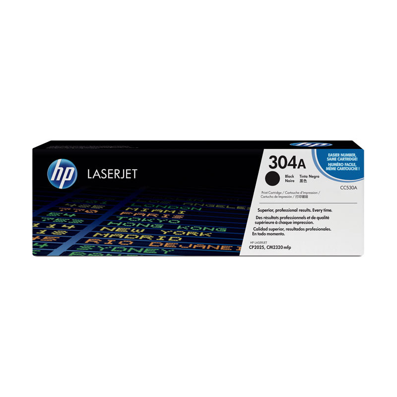 CARTUCHO DE TÓNER ORIGINAL LASERJET HP 304A