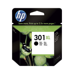 CARTUCHO DE TINTA ORIGINAL HP 301XL DE ALTA CAPACIDAD