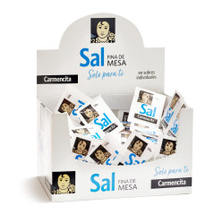 CAJA 250 SOBRES SAL FINA CARMENCITA 8gr