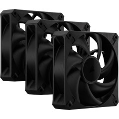 RS120 MAX CARCASA DEL ORDENADOR VENTILADOR 12 CM NEGRO 3 PIEZA(S)