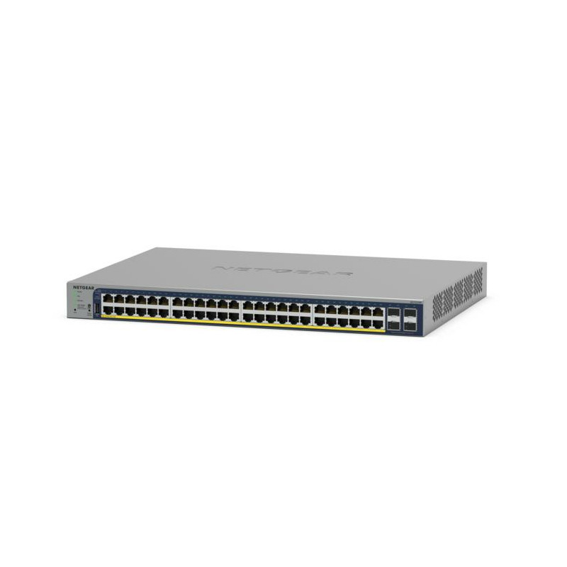 GS728TP GESTIONADO L2/L3/L4 GIGABIT ETHERNET (10/100/1000) ENERGÍA SOBRE ETHERNET (POE) GRIS