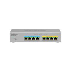 MS108TUP NO ADMINISTRADO L2 2.5G ETHERNET (100/1000/2500) ENERGÍA SOBRE ETHERNET (POE) GRIS