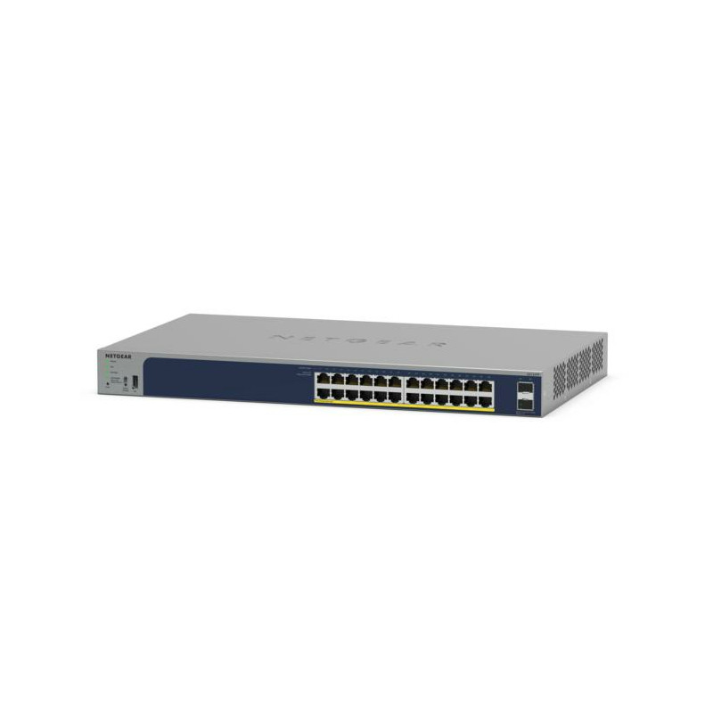 GS724TPV3 GESTIONADO L2 GIGABIT ETHERNET (10/100/1000) ENERGÍA SOBRE ETHERNET (POE) GRIS